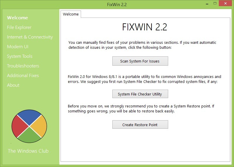 Fixwin For Windows 8